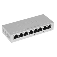 Unmanaged Gigabit Switch Zyxel GS-108B v5, 8xRJ-45: 1G, desktop, fanless